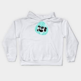 Panda & Bamboo (second background) Kids Hoodie